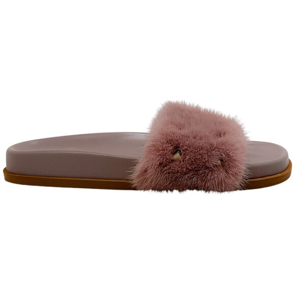 Valentino Mauve Mink Rockstud Slides - Picture 2 of 6